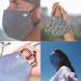 airDefender Reusable Protective Face Masks - 2 Pack Adult, Breathable 3 Layer with Nose Wire & Filter Pocket - Washable Face Mask for Men and Women (Jet Black) - Buy Online on GoSupps.com