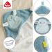 Fehn Baby Dragon Bathing Towel - Hooded Terry Poncho for Infants & Toddlers - 80x80 cm Cute Kite Design - Perfect for Babies 0+ Months - Buy Online on GoSupps.com