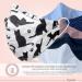 Dance Pattern Washable Cotton Mask for Kids & Adults | 2-Layer with Nose Bracket & Filter Bag | Oeko-Tex 100 Certified | 1 Pack - Buy Online on GoSupps.com