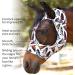 Professionals Choice Comfort-Fit Fly Mask for Horses | Steerhead Patterns | Maximum Protection & Comfort - Large Size - Buy Online on GoSupps.com
