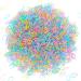 Lusofie 2500Pcs Colorful Hair Elastic Bands Small Clear Elastic Hair Bands Soft Baby Elastic Hair Ties Hair Bands for Girls Kids Braids Hair Wedding Hairstyle Multi-colored( Dark) - Buy Online on GoSupps.com