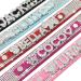 Senristar Personalized Bling Rhinestone Dog Collar - Custom Glitter Crystal Diamond for Small Medium & Large Dogs | Stylish & Adjustable - Rose (2.5 cm Width Neck 37-43 cm) - Buy Online on GoSupps.com