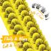 Yawamica Cluster Lashes C Curl Wispy Individual 8-16MM DIY Eyelash Extension Kit - 100 Clusters Natural Fluffy Pesta, 10 Pairs for Lash Extension Look - Buy Online on GoSupps.com