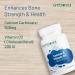AMBROSIAL High Potency Calcium & Vitamin D3 Tablets - 60 Softgels | Bone, Muscle & Teeth Health Support - Buy Online on GoSupps.com