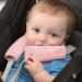 Travel Bug Baby 2 Piece Car Seat Strap Cover Teether Set - Light Pink - Buy Online on GoSupps.com