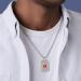 Custom Medical Alert Necklace Dog Tag Personalized Stainless Steel ID Jewelry for Men & Women | Engraved Emergency Identification - Buy Online on GoSupps.com