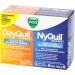 Vicks DayQuil Cold & Flu Multi-Symptom Relief Liquid Capsules + Vicks NyQuil Cold & Flu Multi-Symptom Relief Liquid Capsules Total 48 Count - Buy Online on GoSupps.com