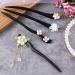 HINZIC 4 Pcs Chinese Japanese Style Hair Sticks - Vintage Wooden Hair Accessories for Buns and Updos - Buy Online on GoSupps.com