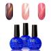 Canada HMD Soak Off UV LED Super 3D Cateye Gel Polish (3 Colors Value Package)