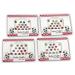 Buy 4 Packs of 64 Colorful Crystal Bindi Velvette Round Face Jewels Tika | International Shipping Available - Buy Online on GoSupps.com