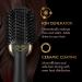Black Gold Professional Blowout Hair Dryer Brush - Hot Air Volumizer for Women | 75MM Oval Shape - Buy Online on GoSupps.com