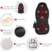 Snailax Memory Foam Massage Seat Support - Heated & Vibrating Back/Neck Massager | Perfect Gift for Men & Women - Buy Online on GoSupps.com