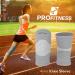 ProFitness Bamboo Knee Sleeves (One Pair) - Joint & Arthritis Pain Relief for Running, Post-Surgery Recovery - Medium Gray - Buy Online on GoSupps.com