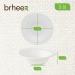 Brheez 16oz Disposable Paper Bowls - Pack of 60 | Compostable & Biodegradable Sugarcane Fiber Bowls | Eco-Friendly Alternative - Buy Online on GoSupps.com