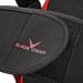 Buy Black Crevice Back Protector for All Ages - Ergonomic & Adjustable | Breathable for Kids & Adults - Available in Black Red & Silver - Buy Online on GoSupps.com