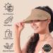 Women's Sonnenhut Straw Sunshield - UV Protection 50 | Summer Sun Caps & Beach Visors - Buy Online on GoSupps.com