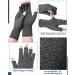 Satinior 5 Pairs Arthritis Compression Gloves - Fingerless Joint Relief Gloves for Daily Work - Large (Black/Gray/Beige/Pink/Purple) - Buy Online on GoSupps.com