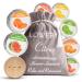 Fathers Day Essential Oil Shower Steamer Set  Vaporizing Shower Tablets with Holder  7 Shower Bombs Citrus Flavors  Aromatherapy Shower Steamers  Vapor Steam for Daily Use  Relaxation Gifts for Women