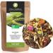 Th s & Traditions Spiced Wellness Green Tea | A Blend of Thousand Benefits | 100g Loose Leaf Bag | Certified Organic