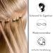 Hair2Heart Microring Silicone for Real Hair Extensions - Gentle Fastening - #6 Light Brown - 100 Pieces of 1g I-Tips & Loops - Buy Online on GoSupps.com