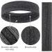 Vsiopy Men's Non Slip Running Headband 6-Pack - Moisture Wicking & Adjustable Workout Sweatbands in Black and Grey - Buy Online on GoSupps.com
