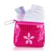 Menstruation Kit - First Period Kit To-go! (Period Starter Kit with Organic & Biodegradable Pads) (Pink)