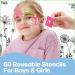 Face Painting Kit for Kids - 16 Water Based Colors with Stencils, Brushes, Glitter, Sponges & Hairchalks - Includes Tutorials & Hypoallergenic Book - Ideal for Toddlers, Teens & Adults - Buy Online on GoSupps.com