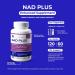 NAD Advanced Energy & Anti-Aging Formula | Coenzyme Q10 for Heart & Cognitive Health | 120 Capsules - 60 Day Supply | International Shipping Available - Buy Online on GoSupps.com