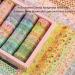 Gold Foil Flower Washi Tape Set - 50 Rolls Decorative Adhesive Tape for Scrapbooking and Journaling - Buy Online on GoSupps.com