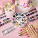 Nail Art Designs: Foil Stickers, Gems, Rhinestones, Fruit Slices, Glitter, Sequins & Holographic Decor Set B - Buy Online on GoSupps.com