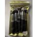 Buy 10pc Black Synthetic Makeup Brush Set - High-Quality Essential for Flawless Application | International Shipping Available - Buy Online on GoSupps.com
