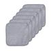 Buy Polyte Premium Microfiber Dye-Up Cloths - Hypoallergenic Chemical-Free - 6 Pack (20x20 cm Gray) - Ideal for Cleaning & Crafts - Buy Online on GoSupps.com