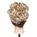 SEGO Hair Extensions - Light Brown to Bleached Blonde Hairpiece Bun for Effortless Updos | Real Hair Hair Tie - Buy Online on GoSupps.com