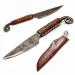 Toferner Original gift letter knife hand-forged spring steel in Celtic style - with genuine leather case