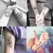 Small Flowers Letters Temporary Tattoos - 3D Moon Planet Lavender Fake Tattoos - Realistic Feather Butterfly Sticker for Kids & Adults - 73 Count - Buy Online on GoSupps.com