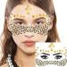 COKTAK 15 Sheets Gold Face Tattoos - Shiny Flash Glitter Eye Stickers for Women, Girls, and Kids - Halloween Face Jewels Moon Gems Dots Butterfly Star Fake Freckle Metallic Temporary Tattoo for Adults - Makeup Party - Buy Online on GoSupps.com