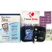 Precision Xtra Blood Glucose and Ketone Monitoring Meter Kit Bundle+10 Precision Xtra Ketone Test Strips+One Month Abbott Freestyle 28 Gauge Lancets+dynarex Alcohol Wipes+I Love Keto Sticker