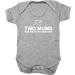 Hippowarehouse Two Mums are Better Than One baby vest bodysuit (short sleeve) boys girls