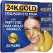 Stylia 30PC 24K Gold Under Eye Masks + 7 Chin Masks - Revitalize and Lift for Radiant Skin - Buy Online on GoSupps.com