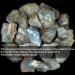Crocon Labradorite Rough 2 LB Bulk Natural Stone for Tumbling, Cabbing, Chakra Balancing - Reiki Healing and Home Decor - Buy Online on GoSupps.com