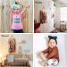 Baby Girl Headband Holder - Hanging Storage Organizer for Newborn Headbands in Pink - Buy Online on GoSupps.com
