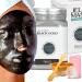 Jelly Mask Jar Black Gold Salicylic AC BHA Peel-Off Face Care Rubber Mask | 23 fl oz Skin Care Moisturizing Gel Mask Jar Spa Set