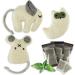 Buy NE & NO Cat Toys with Catnip - 3 Set Play Animals + 9 Refillable Mint Pillows | Best Catnip Toys for Playful Cats - Buy Online on GoSupps.com