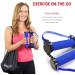 Gwee Best Resistance Bands Exercise Kit | Total Body Workout & Muscle Building | Ultimate Gym Crosstrainer with DVD Travel Bag & Healthy Eating e-Book | Blue - Buy Online on GoSupps.com