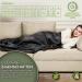 Sinnlein Heating Ceiling 200x180cm - T V S d GS Checked | Electric Thermal Blanket with Timer & 9 Temp Levels | Washable | Digital Display | Cuddly Black Blanket - Buy Online on GoSupps.com