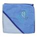 Wolimbo hooded towel personalized with name and motif - blue - 100x100 cm - for baby and children 100x100cm light blue / hooded blue