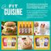 Fit Cuisine Low Calorie Syrup - Low-Cal Syrup to Support Weight Management Low Carb Diet Keto Friendly Vegan For Pancakes Desserts Porridge Ice Cream - 425ml (Cookies & Cream) - Buy Online on GoSupps.com