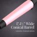 Remington CI9538 Pro 1-1.5" Pearl Ceramic Curling Wand | Digital Controls & 10 Heat Settings | Black/Pink - Shop Internationally - Buy Online on GoSupps.com