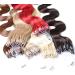 Hair2Heart Microring Extensions - Real Wavy Hair 100 Strands 60cm Light Blonde #60 - International Shipping Available - Buy Online on GoSupps.com