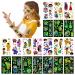 Encanto Tattoo Stickers 10 sheets Birthday Party Supplies Glow In The Dark/Luminous Temporary Tattoos Sticker & Decoration For Kids Girls Boys Multicolored